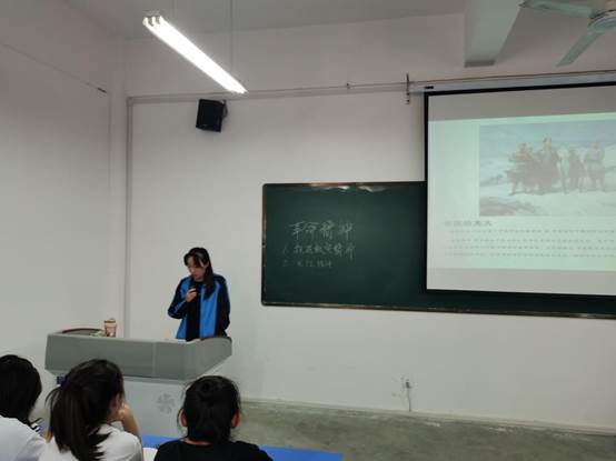 思政部開展大學生講黨史活動